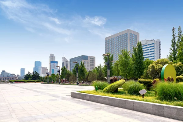 Jinan Cityscape, Cina — Foto Stock