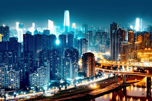 Chongqing cena noturna — Fotografia de Stock