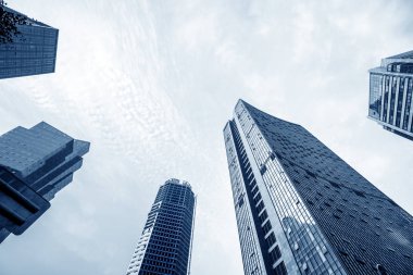 Shaoxing Cbd 'de yüksek binalar