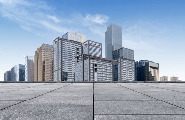 modern şehir silüeti