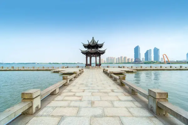 Landscape of Didang Lake in Shaoxing, China — Stock Photo, Image