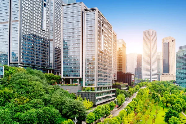 Chongqings moderne Gebäude — Stockfoto