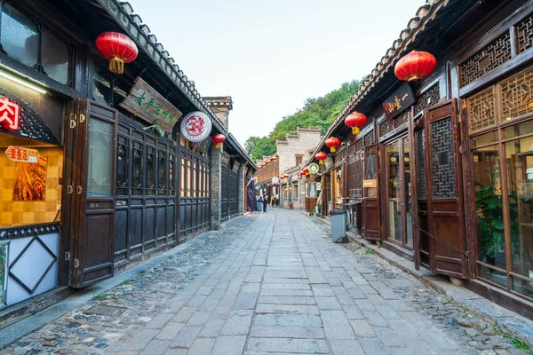 Rua comercial de Zhenjiang Xijindu — Fotografia de Stock