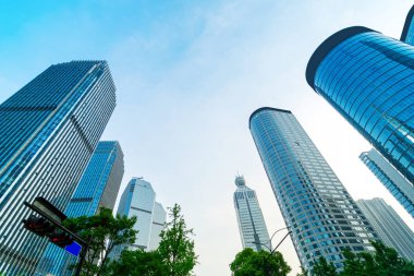 Çin Chongqing gökdelenler
