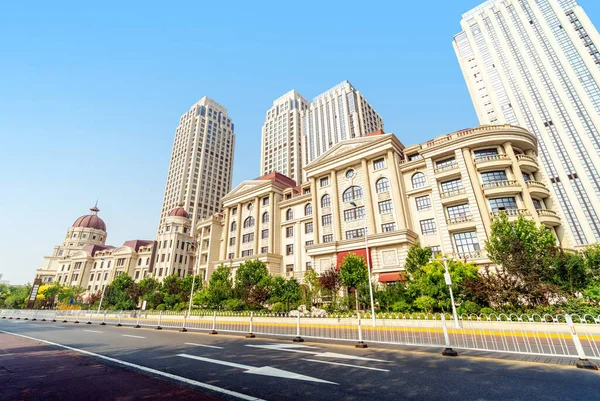 Edifício Histórico Estilo Europeu Pela Estrada Tianjin China — Fotografia de Stock