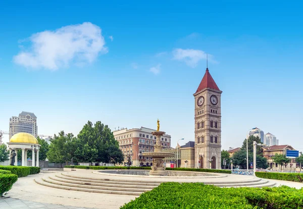 Chinese Westerse Architectuur Straat Tianjin China — Stockfoto