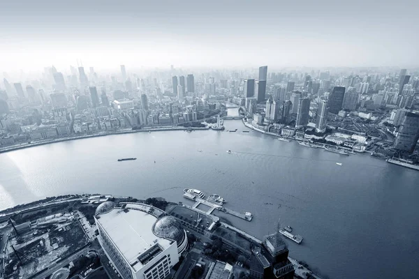大都市的现代摩天大楼 中国上海 — 图库照片