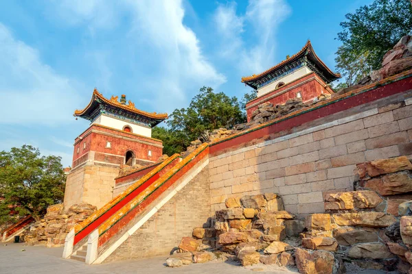 Beläget Den Antika Stadsbyggnaden Sommarpalatset Peking Kina — Stockfoto