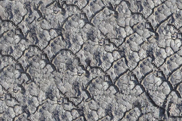 Sfondo terra crepa secca, argilla struttura del deserto — Foto Stock