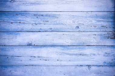 Eski mavi antika ahşap dokusunun arka planı