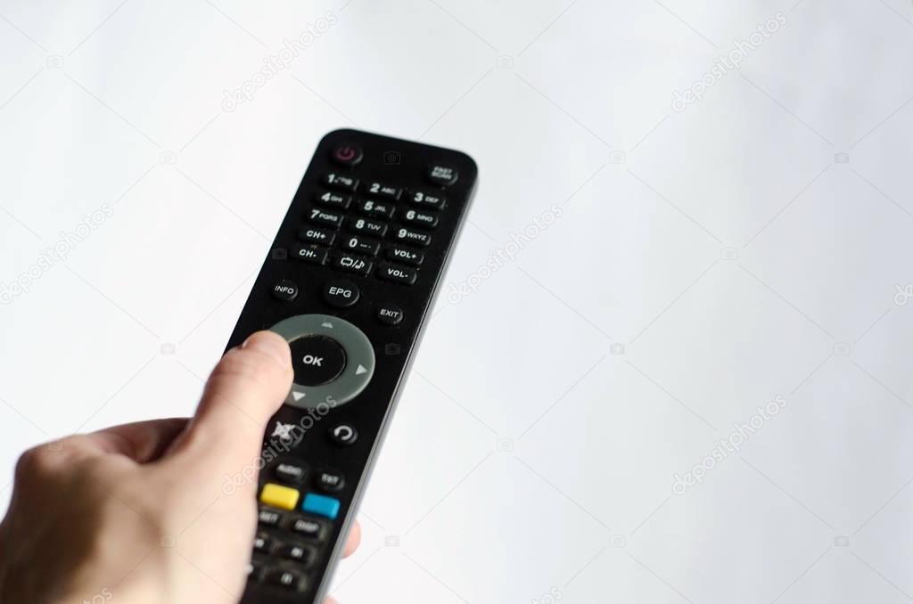 TV remote control background