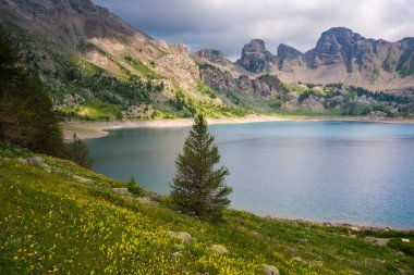 Allos Gölü Milli Parkı Mercantour, Alpler (Fransa)