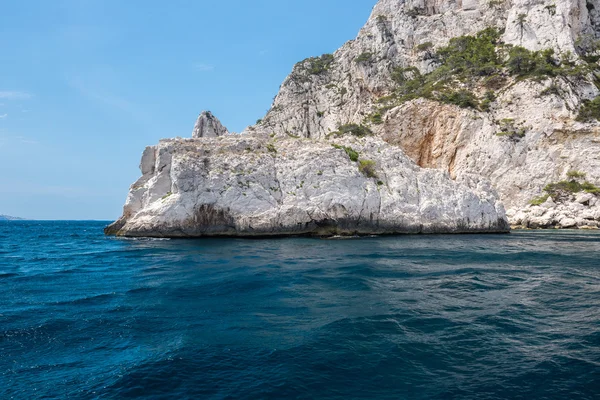 Klipporna i Calanques National Park, Frankrike — Stockfoto