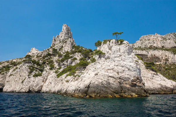 Klipporna i Calanques National Park, Frankrike — Stockfoto