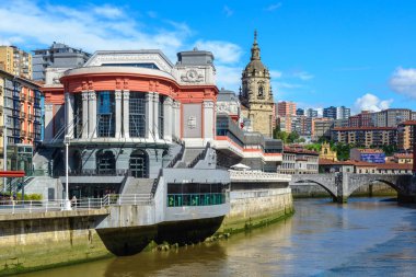 La Ribera pazarı, Bilbao, İspanya