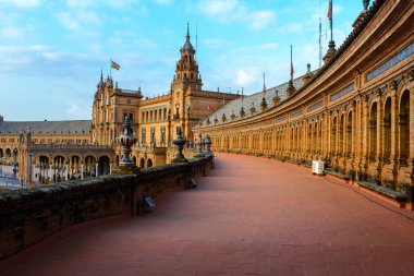 Plaza de espana - Sevilla, Endülüs, İspanya İspanyol Meydanı