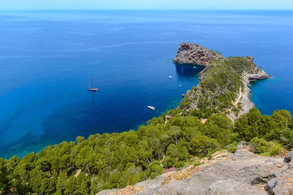 Cabo Sa Foradada, costa norte de Mallorca, España — Foto de Stock