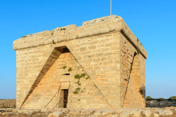 Punta de n'Amer Kalesi, Majorca, İspanya — Stok fotoğraf