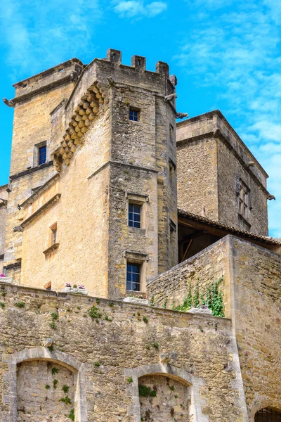 Kasteel van Lourmarin, Provence, Frankrijk — Stockfoto