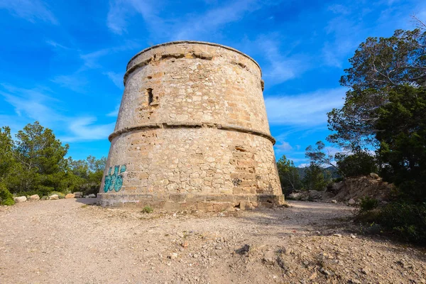 Башня Портинатх, Ибиса, Испания — стоковое фото