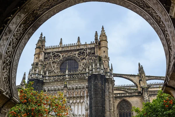 Katedrála v Seville, Španělsko — Stock fotografie