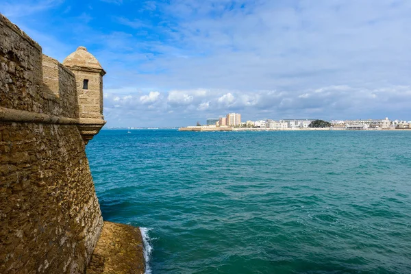 Slottet i San Sebastian i Cadiz, Spanien — Stockfoto