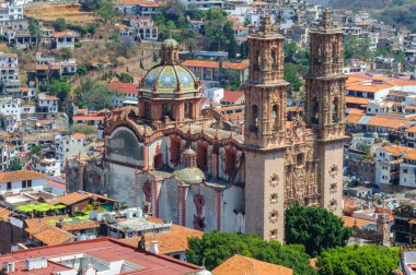 Santa Prisca parish in Taxco de Alarcon, Guerrero, Mexico clipart