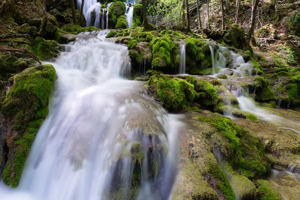 Toberia Cascate Della Catena Montuosa Entzia Paesi Baschi Spagna — Foto Stock