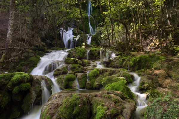 Toberia Waterfalls Entzia Mountain Range Basque Country Spain — Stock Photo, Image