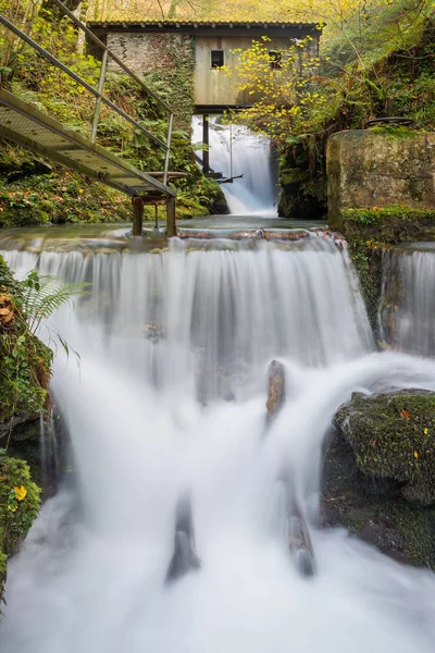 Hells Mill Infernuko Errota Vale Baztan Navarra Espanha — Fotografia de Stock