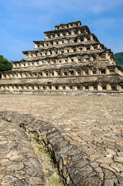 크루즈 멕시코 Tajinarchaeological 사이트에 틈새의 피라미드 — 스톡 사진