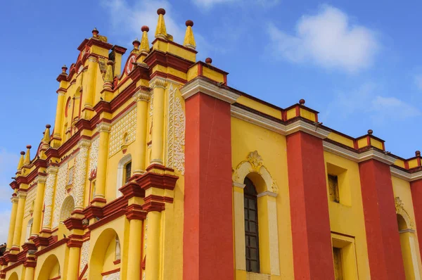 Kathedrale Von San Cristobal Las Casas Chiapas Mexiko — Stockfoto