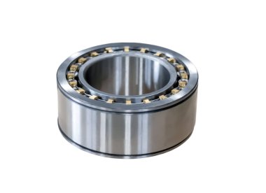 Beyaz arkaplanda izole edilmiş silindirik kaydırıcı