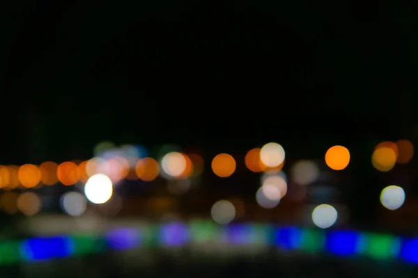 Abstracto fondo borroso - luces de noche de la ciudad — Foto de Stock