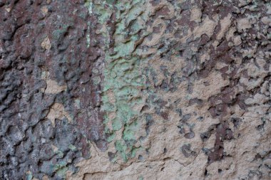 Yakın plan - evin eski cephesinde gri taş duvar