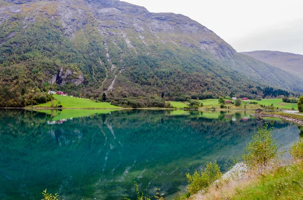 Imagem do fiorde da Noruega — Fotografia de Stock