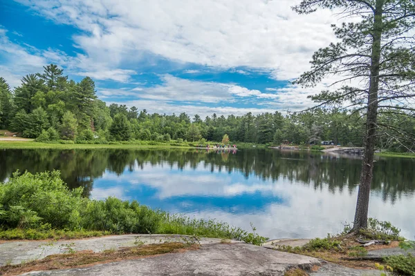 Imagen del lago Bosque — Foto de Stock