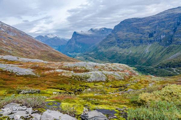 Norsko highland včas na podzim — Stock fotografie