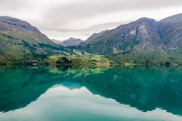 Obrázek fjordu Norska — Stock fotografie