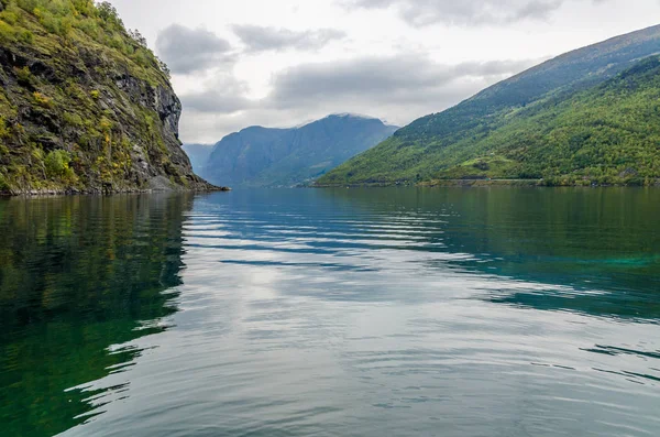 Norveç sakin fiyort — Stok fotoğraf