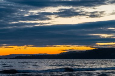 Günbatımı Superior Gölü