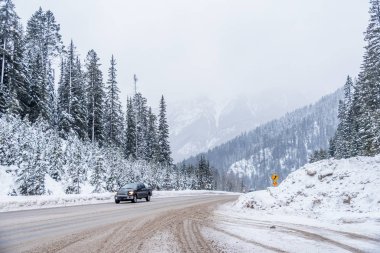 Rocky Dağları kış zamanında