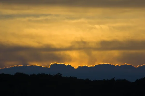 Sonnenuntergang Forellensee Algonquin Park — Stockfoto