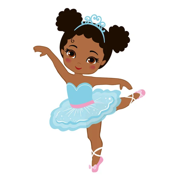 Illustration vectorielle de mignonne petite ballerine . — Image vectorielle