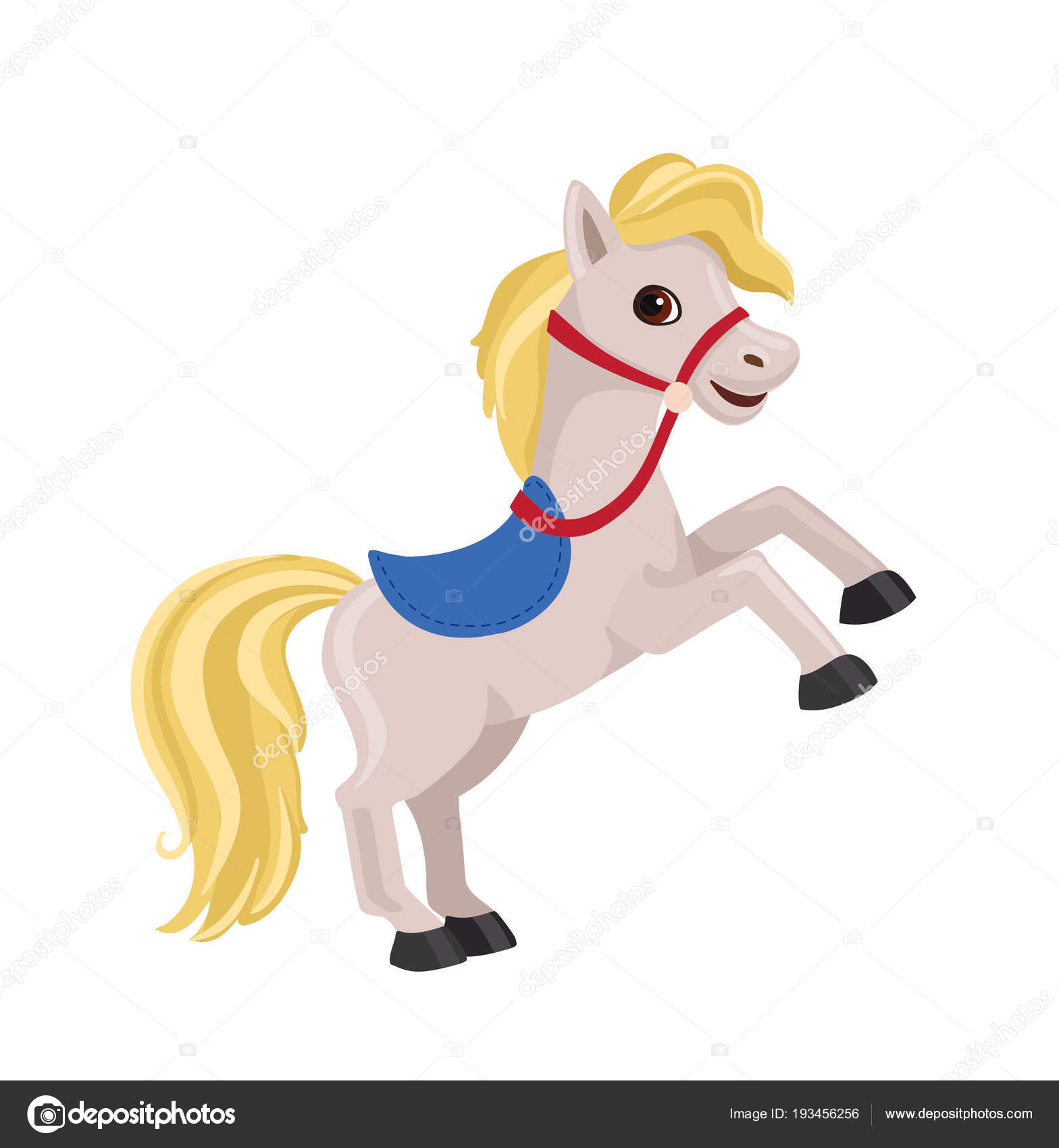 Cartoon Horse Saddle