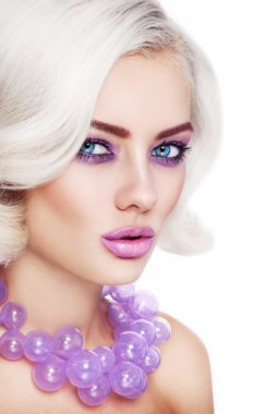 Güzellik Eflatun kolye