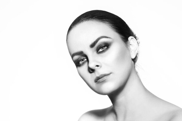 portrait of young beautiful woman