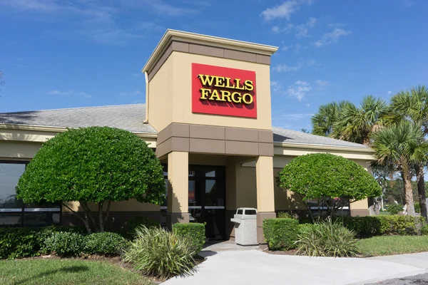 Wells Fargo банку — стокове фото