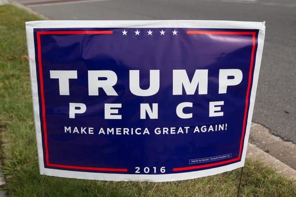 Donald Trump Sign — Φωτογραφία Αρχείου