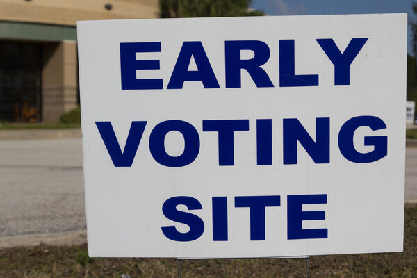 Early voting Site Sign